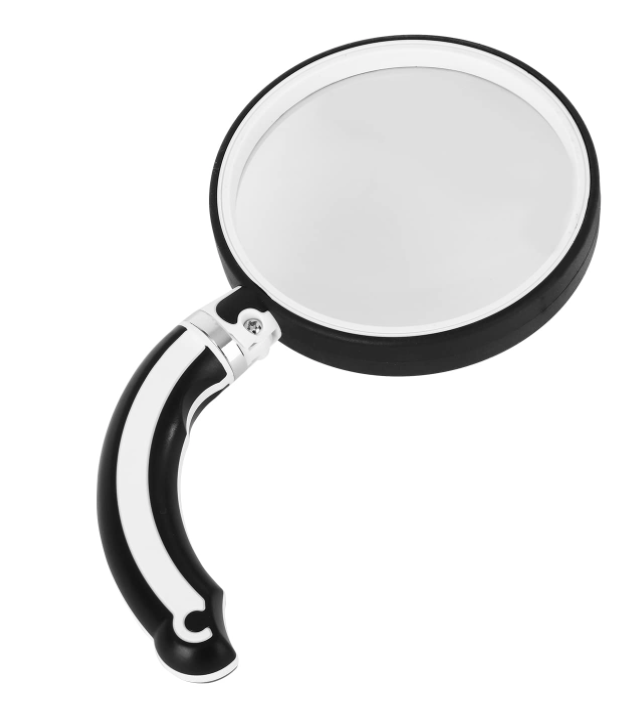 Lupa pliabila 2.5X focusare 200mm cu diametrul de 90 mm